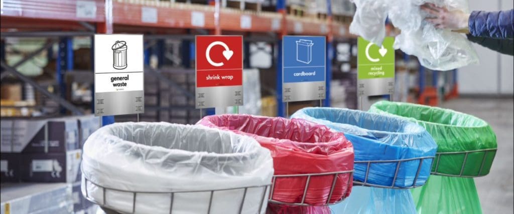 Continuous liners bins