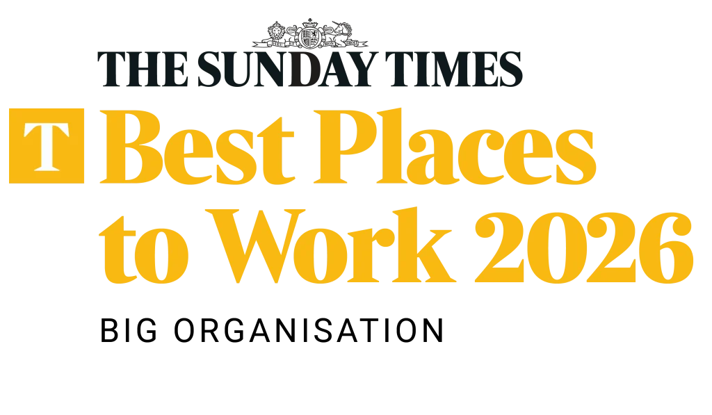 Sunday times best place to work 2026 logo 
