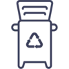 Equipment icon blue