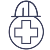 Health and safety icon