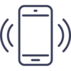 Phone icon Blue