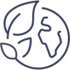 Sustainability icon blue